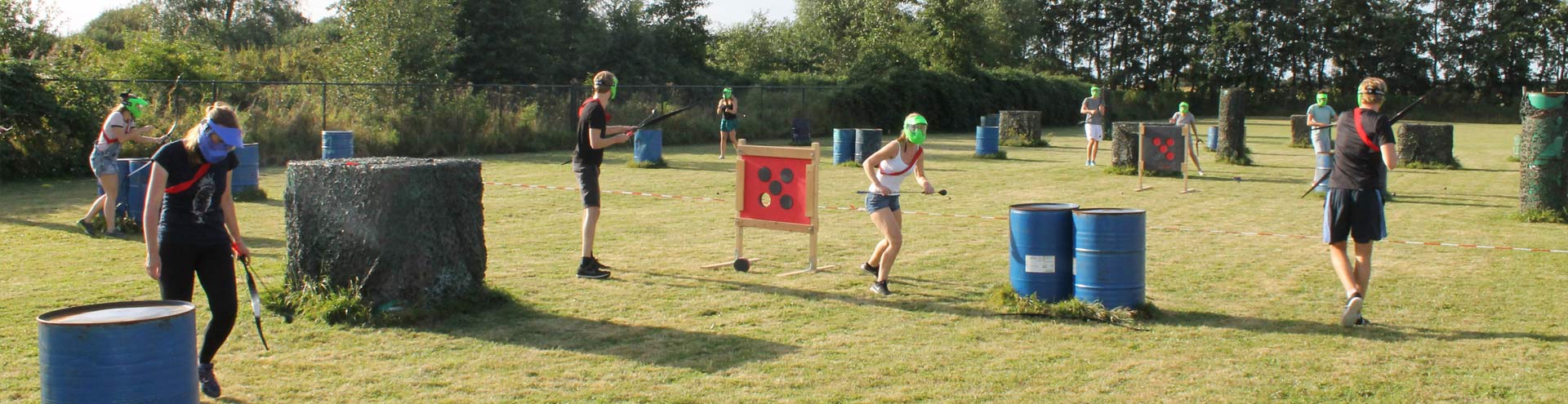 Archery Tag is ook buiten te spelen op uw locatie